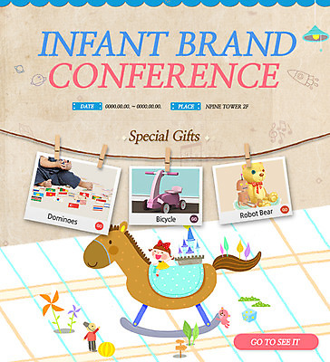 PSD 템플릿 웹템플릿 이벤트페이지 이벤트 사람없음 장난감 자전거 아기용품 목마 이미지템플릿 바이크 오브젝트 페이지 파일형식