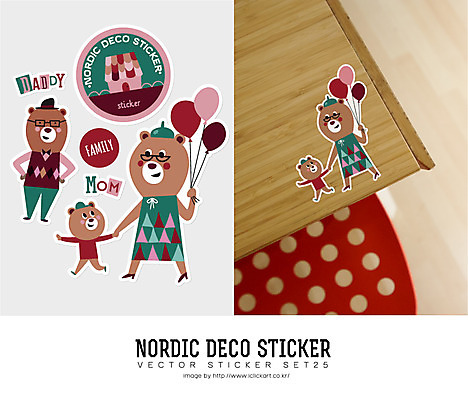 동물 캐릭터 새끼 동물캐릭터 스티커 일러스트 곰 가족 엄마 주택 북유럽 북유럽스타일 사람없음 자녀 아빠 책상 풍선 일러캐릭터 AI파일 유럽 가구 포유류 관계 건물 스타일 파일형식 벡터