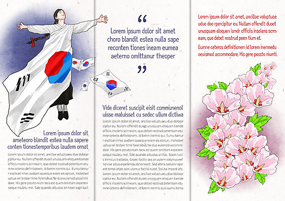 PSD 템플릿 편집 표지디자인 북디자인 출판디자인 여자 꽃 내지 리플렛 백그라운드 북커버 3단접지 성공 한명 사람 팜플렛 앞모습 희망 국기 태극기 삼일절 국경일 열정 위인 무궁화 역사인물 광복절 독립운동 독립운동가 유관순 여자만 여자한명만 이미지템플릿 식물 1 기념일 감정 뷰포인트 컨셉 공휴일 역사 파일형식