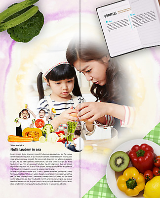 PSD 서양인 외국인 백인 템플릿 편집 접시 표지디자인 북디자인 출판디자인 여자 어린이교육 교육 딸 내지 어린이 음식 리플렛 백그라운드 토마토 채소 2단접지 북커버 과일 식재료 가족 방울토마토 호박 엄마 피망 오이 키위 요리 들기 사람 앉기 동양인 소녀 팜플렛 여러명 상반신 성인 뒷모습 책 30대 당근 한국인 브로콜리 레몬 아스파라거스 여자만 이미지템플릿 식기 뷰포인트 다수 관계 모션 뿌리채소 인종 장년 파일형식