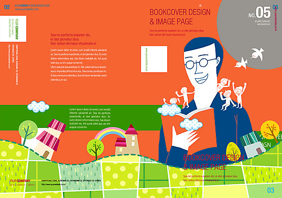 PSD 나무 식물 구름 템플릿 편집 표지디자인 북디자인 여자 교육 남자 어린이 리플렛 무지개 북커버 조류 주택 사람 팜플렛 여러명 성인 책 독서 교사 잡지 이미지템플릿 자연요소 동물 직업 다수 건물 간행물 파일형식