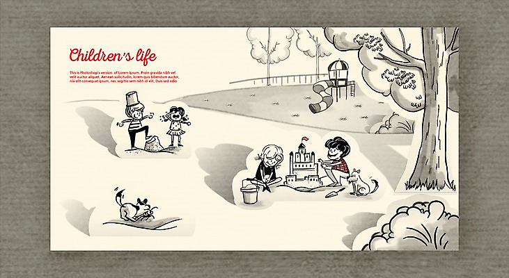 PSD 나무 여자 남자 어린이라이프 어린이 모래 일러스트 놀이 사람 소녀 소년 여러명 야외 일상 반려동물 바구니 페이퍼아트 강아지 미끄럼틀 놀이터 삽 모래성 모래놀이 어린이만 국내일러스트 식물 동물 라이프스타일 다수 라이프 개 놀이기구 파일형식