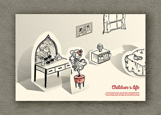 PSD 한마리 여자 어린이라이프 어린이 액자 의자 일러스트 장난 창문 실내 한명 사람 소녀 일상 반려동물 고양이 화장품 거울 방 침대 스탠드 페이퍼아트 서랍장 화장대 여자만 여자한명만 어린이만 소녀만 소녀한명만 국내일러스트 동물 1 라이프스타일 가구 포유류 조명 내부 라이프 뷰티 파일형식