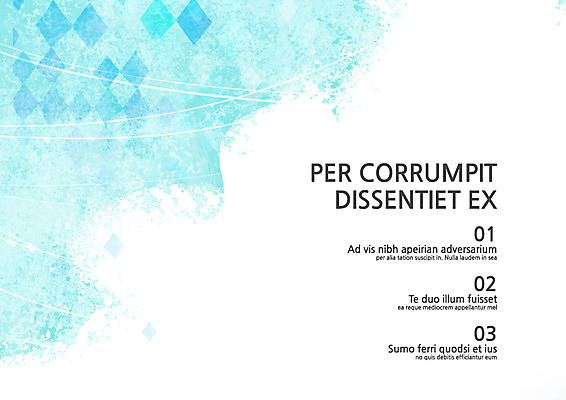 템플릿 내지 컬러 하늘색 사람없음 물감 프레젠테이션 문서템플릿 서식 레이아웃 문서 번짐 제안서 마름모 목차 이미지템플릿 AI파일 도형 파란색 미술도구 파일형식 벡터 효과