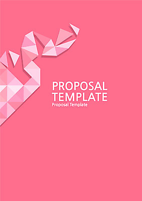 템플릿 표지 분홍색 컬러 사람없음 프레젠테이션 문서템플릿 서식 레이아웃 문서 제안서 이미지템플릿 AI파일 파일형식 벡터