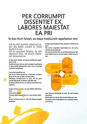 템플릿 내지 컬러 사람없음 노란색 메모지 프레젠테이션 문서템플릿 서식 레이아웃 문서 제안서 이미지템플릿 AI파일 사무용품 파일형식 벡터