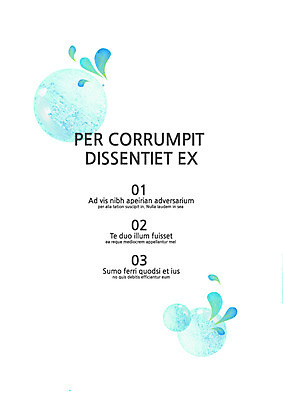 템플릿 내지 사람없음 물방울 프레젠테이션 문서템플릿 서식 레이아웃 문서 제안서 목차 이미지템플릿 AI파일 파일형식 벡터