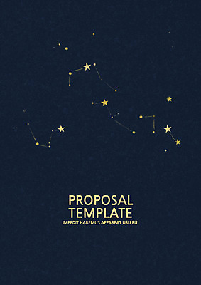 템플릿 표지 별 밤하늘 사람없음 별자리 프레젠테이션 문서템플릿 서식 레이아웃 문서 제안서 이미지템플릿 AI파일 자연요소 하늘 야간 파일형식 벡터
