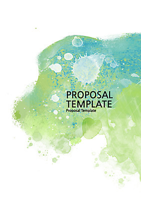 템플릿 표지 컬러 사람없음 연두색 물감 프레젠테이션 문서템플릿 서식 레이아웃 문서 번짐 제안서 이미지템플릿 AI파일 초록색 미술도구 파일형식 벡터 효과