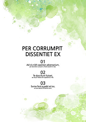 템플릿 내지 컬러 사람없음 연두색 물감 프레젠테이션 문서템플릿 서식 레이아웃 문서 번짐 제안서 목차 이미지템플릿 AI파일 초록색 미술도구 파일형식 벡터 효과