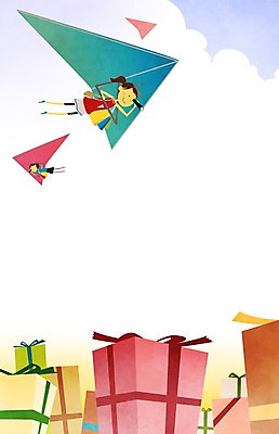 PSD 구름 여자 컬러 일러스트 하늘 사람 두명 선물상자 쇼핑 컬러풀 망원경 비행 관찰 계획 고객 행글라이더 여자만 국내일러스트 자연요소 스포츠 컨셉 모션 선물 상자 파일형식