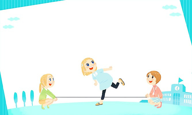 주간 PSD 여자 어린이 일러스트 학교 놀이 함께함 사람 야외 건물 세명 전통놀이 고무줄 즐거움 천진난만 여자만 어린이만 소녀만 국내일러스트 자연요소 전통 건축물 교육 감정 컨셉 파일형식