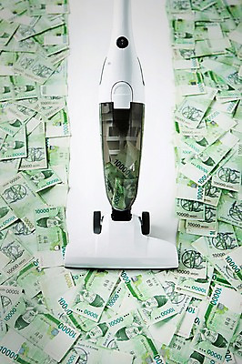 포토 JPG 스튜디오촬영 백그라운드 지폐 돈 사람없음 금융 경제 원화 청소 오브젝트 청소기 국내포토 실내 전자제품 재산 청소도구 파일형식