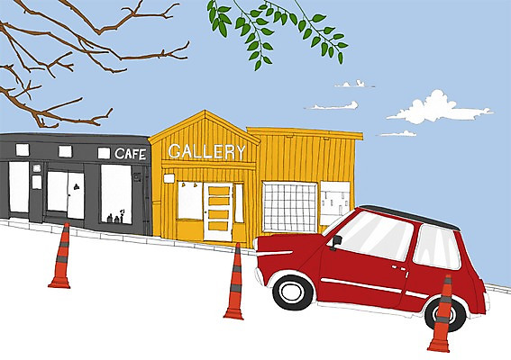 주간 PSD 식물 구름 도로 이동 일러스트 자동차 사람없음 야외 건물 상점 카페 나뭇가지 미술관 언덕 국내일러스트 자연요소 나무 건축물 길 육상교통 컨셉 교통시설 파일형식