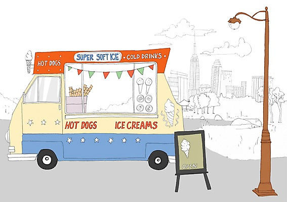 주간 PSD 공원 음식 이동 가로등 일러스트 자동차 아이스크림 빌딩 사람없음 야외 판매 트럭 도시 핫도그 국내일러스트 자연요소 공공시설 육상교통 컨셉 디저트 패스트푸드 건물 파일형식