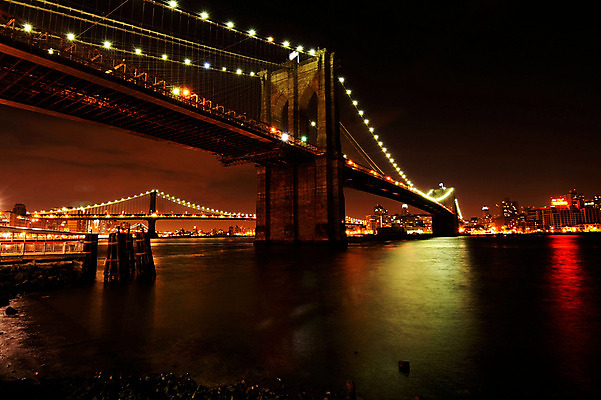 포토 JPG 해외풍경 건축물 야경 아메리카 빌딩 사람없음 야외 빛 강 도시풍경 미국 도시 뉴욕 가교 브루클린 국내포토 해외 건축 북아메리카 풍경 건물 야간 대륙 파일형식 풍경_경치
