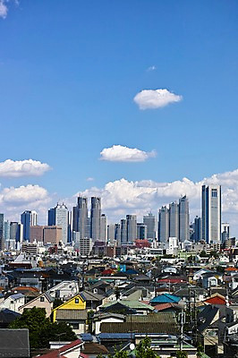 포토 JPG 구름 해외풍경 건축물 하늘 주택 풍경 빌딩 사람없음 야외 도시풍경 일본 도시 도심 도쿄 신주쿠 국내포토 자연요소 해외 건축 아시아 건물 파일형식