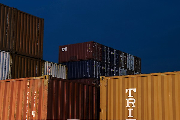 포토 JPG 사람없음 야외 쌓기 항구 야간 컨테이너 무역 선적 적재 국내포토 자연요소 산업 교통시설 모션 파일형식