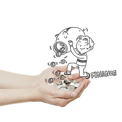 전신 편집 편집이미지 손 남자 백그라운드 포토일러 서기 미소 들기 사람 손짓 두명 신체부위 금융 동전 돼지저금통 디지털합성 합성 이미지편집 AI파일 돈 모션 표정 경제 저금통 파일형식 벡터