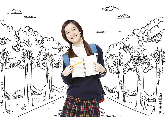 외국인 나무 구름 편집 편집이미지 여자 교복 백그라운드 가방 청소년 포토일러 한명 서기 미소 들기 사람 동양인 상반신 앞모습 공책 청소년교육 디지털합성 합성 여자만 여자한명만 십대만 십대여자만 십대여자한명만 이미지편집 AI파일 자연요소 식물 1 잡화 옷 교육 뷰포인트 모션 문구용품 표정 인종 파일형식 벡터