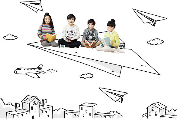 구름 편집 편집이미지 여자 어린이교육 남자 어린이 백그라운드 포토일러 미소 들기 사람 앉기 동양인 소녀 소년 여러명 건물 책 친구 한국인 종이비행기 디지털합성 합성 어린이만 이미지편집 AI파일 자연요소 건축물 교육 다수 관계 모션 표정 인종 종이접기 파일형식 벡터