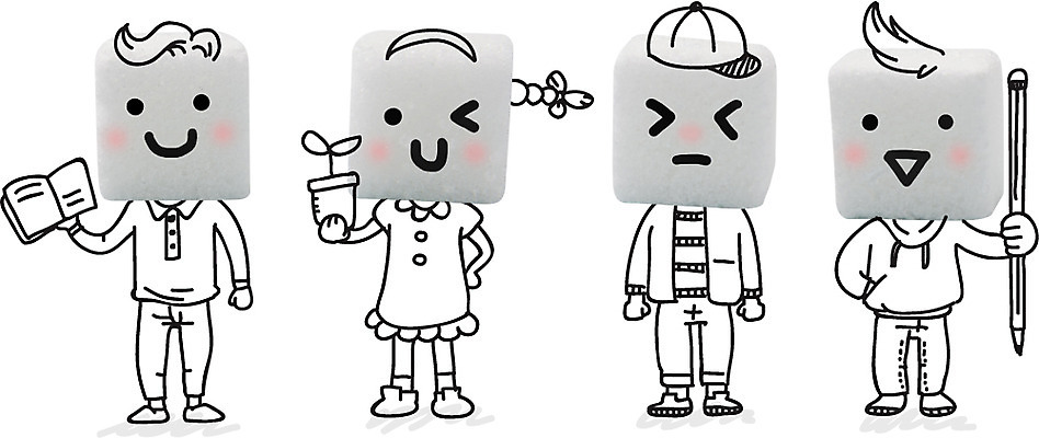 전신 편집 편집이미지 여자 교육 남자 화분 백그라운드 포토일러 서기 들기 사람 여러명 앞모습 책 연필 디지털합성 합성 이미지편집 AI파일 뷰포인트 다수 모션 학용품 필기구 파일형식 벡터