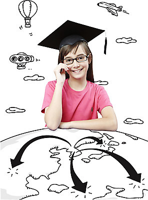 서양인 외국인 편집 편집이미지 여자 화살표 지구 백그라운드 학사모 전구 청소년 포토일러 비행기 한명 미소 사람 앉기 손짓 상반신 앞모습 청소년교육 디지털합성 비행선 합성 여자만 여자한명만 십대만 십대여자만 십대여자한명만 안경낌 이미지편집 AI파일 모자_잡화 1 교육 안경 뷰포인트 졸업 항공교통 모션 대중교통 표정 인종 파일형식 벡터