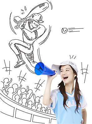 전신 외국인 편집 편집이미지 학생 여자 남자 백그라운드 응원 청소년 놀이 포토일러 사람모양 서기 들기 사람 동양인 여러명 상반신 앞모습 확성기 야구 야구방망이 디지털합성 야구공 합성 십대만 이미지편집 AI파일 모양 뷰포인트 다수 공 모션 인종 구기 야구용품 파일형식 벡터