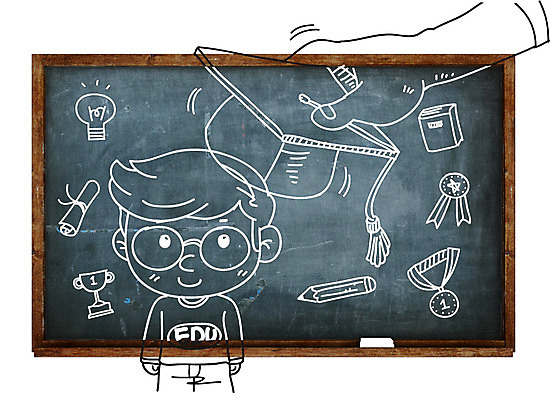 편집 편집이미지 교육 남자 백그라운드 학사모 전구 포토일러 한명 서기 미소 사람 상반신 앞모습 책 연필 칠판 트로피 메달 디지털합성 분필 합성 남자만 남자한명만 안경낌 이미지편집 AI파일 모자_잡화 1 안경 뷰포인트 졸업 모션 학용품 표정 필기구 상_우승 초크 상_상패 파일형식 벡터