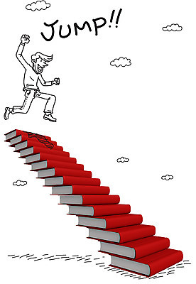 전신 구름 편집 편집이미지 교육 남자 백그라운드 포토일러 한명 사람 책 계단 점프 디지털합성 합성 남자만 남자한명만 이미지편집 AI파일 자연요소 1 모션 파일형식 벡터