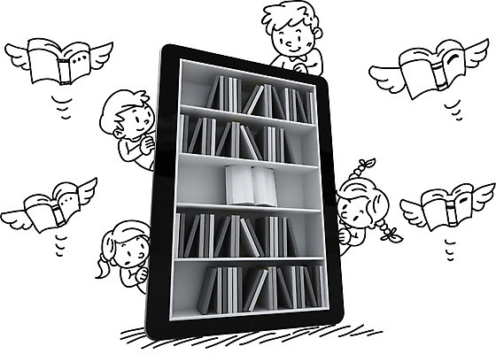 편집 편집이미지 여자 교육 남자 백그라운드 날개 포토일러 책장 사람 여러명 상반신 앞모습 책 디지털합성 합성 이미지편집 AI파일 뷰포인트 가구 다수 파일형식 벡터