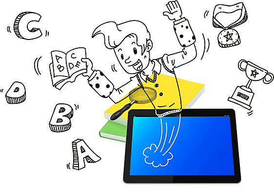 편집 편집이미지 알파벳 교육 남자 백그라운드 포토일러 돋보기 한명 서기 미소 들기 사람 상반신 앞모습 책 태블릿 트로피 메달 디지털합성 합성 남자만 남자한명만 이미지편집 AI파일 1 영어 뷰포인트 모션 표정 전자제품 스마트기기 상_우승 상_상패 파일형식 벡터