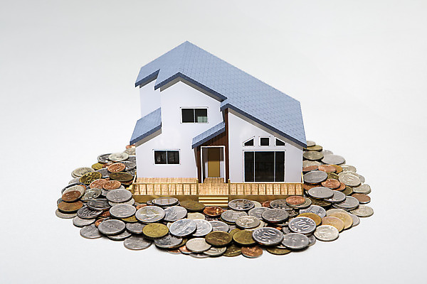 포토 JPG 스튜디오촬영 부동산 주택 실내 사람없음 경제 모형 동전 오브젝트 국내포토 돈 내부 건물 재산 파일형식