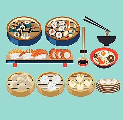 EPS 해외이미지 접시 디자인 아시아 음식 백그라운드 일러스트 밥 한국 패스트푸드 건강 요리 동양인 그래픽 세트 식당 일본 식사 저녁식사 중국 어둠 면 사발 플랫 낙서 수집 먹기 해산물 메뉴 국수 기선 점심식사 경단 해외202004 해외일러스트 식기 나라 배_교통 모션 인종 상점 면류 사기그릇 인스턴트 파일형식 벡터 이미지허브