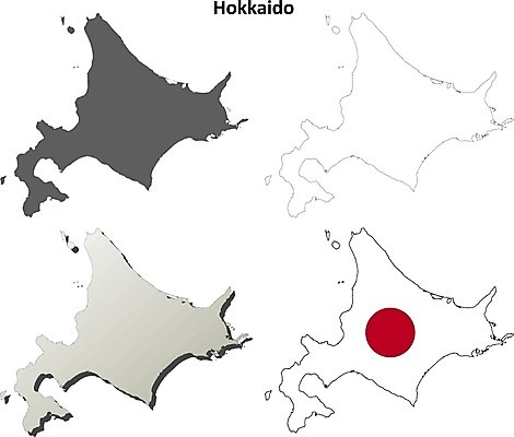 EPS 해외이미지 디자인 실루엣 섬 여행 백그라운드 지도 일러스트 세트 3D 일본 공백 경계선 홋카이도 윤곽 영토 지역 고립 디테일 해외202004 해외일러스트 아시아 선 촬영기법 디지털합성 경계 파일형식 벡터 이미지허브