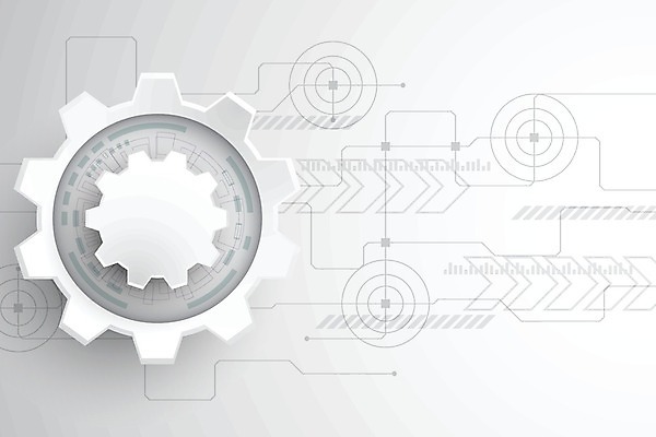 EPS 해외이미지 디자인 일러스트 추상 사람없음 그래픽 디지털 흰색 톱니바퀴 해외202004 해외일러스트 컬러 무늬 파일형식 벡터 이미지허브