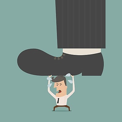 EPS 해외이미지 컨셉 일러스트 비즈니스 관계 노동자 스트레스 부츠 힘 비즈니스맨 작음 큼 대표 무서움 충돌 거절 위협 지휘 거인 경영 넘어짐 미니 방치 압력 양발 제어 착취 투쟁 해외202004 해외일러스트 직업 남자 감정 신발 모션 직장인 크기 파일형식 벡터 이미지허브