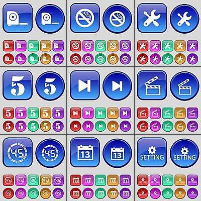 EPS 해외이미지 모양 백그라운드 일러스트 줄자 미술 그래픽 세트 컬러풀 픽토그램 라벨 달력 스패너 심볼 흔적 사인 배지 5 우표 설정 추 카운트다운 특별함 스타일 해외202004 해외일러스트 컬러 컨셉 문화예술 프레임 자 숫자 공구 파일형식 벡터 이미지허브