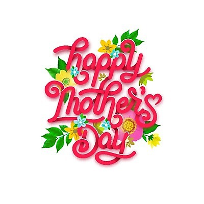 EPS 해외이미지 꽃 분홍색 백그라운드 일러스트 캘리그라피 사람없음 어머니의날 해외202004 해외일러스트 식물 기념일 컬러 미국문화 파일형식 벡터 이미지허브