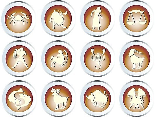 EPS 해외이미지 일러스트 세트 사인 양자리 물병자리 사자자리 처녀자리 염소자리 쌍둥이자리 전갈자리 천칭자리 물고기자리 암 황소자리 궁수 해외202004 해외일러스트 별자리 질병 파일형식 벡터 이미지허브