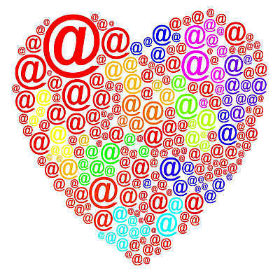 EPS 해외이미지 백그라운드 일러스트 통신 추상 미래 발렌타인데이 사랑 타이포그라피 컬러풀 활발 흰색 하트 표현 이메일 심볼 사인 열정 온라인 인터랙티브 해외202004 해외일러스트 모양 문자 감정 컬러 컨셉 무늬 데이이벤트 파일형식 벡터 이미지허브