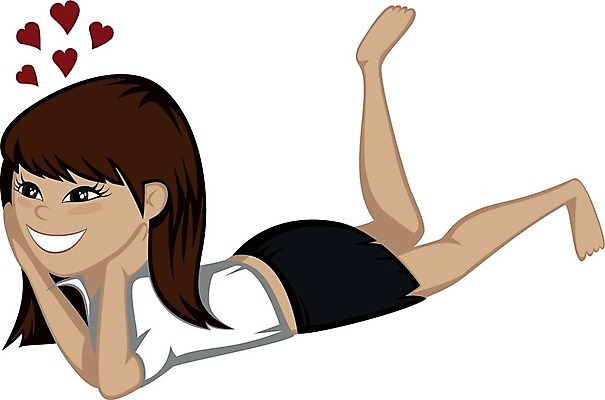 EPS 해외이미지 클립아트 여자 행복 일러스트 휴식 바닥 갈색머리 발렌타인데이 사랑 사람 10대 치마 쌓기 꿈 달콤 떨어짐 만화 볼터치 블라우스 포니테일 거짓말 결백 해외202004 해외일러스트 헤어스타일 감정 컨셉 상의 모션 데이이벤트 청소년 하의 화장 맛 파일형식 벡터 이미지허브