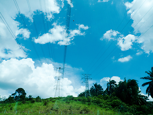 포토 JPG 해외이미지 나무 아시아 밭 하늘 손바닥 사람없음 초록색 농장 탑 에너지 철탑 해외202004 해외포토 식물 건축물 손 나라 컬러 농업 파일형식 이미지허브
