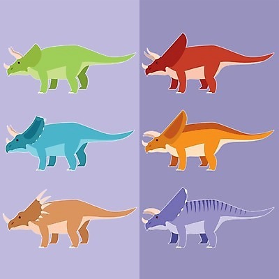 EPS 해외이미지 동물 캐릭터 야생동물 백그라운드 일러스트 파충류 자연 생물 뿔 3 초록색 머리 흰색 시간 플랫 큼 만화 공룡 그림 도마뱀 화석 고생물 멸종 선사시대 거인 고고학 고립 마스코트 몬스터 초식 쥬라기 해외202004 해외일러스트 일러캐릭터 교육 컬러 신체부위 역사 크기 생태계 파일형식 벡터 이미지허브