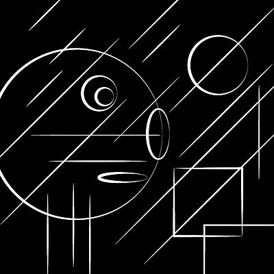 EPS 해외이미지 선 백그라운드 일러스트 추상 숫자 머리 검은색 흰색 원형 코 공상 해외202004 해외일러스트 도형 문자 컬러 무늬 신체부위 파일형식 벡터 이미지허브