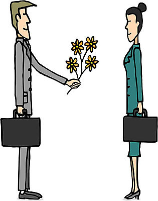 EPS 해외이미지 꽃 컨셉 일러스트 비즈니스 자연 선물 사랑 정장 여행가방 비즈니스맨 비즈니스우먼 만화 긍정 해외202004 해외일러스트 식물 옷 여자 남자 감정 가방 직장인 생태계 파일형식 벡터 이미지허브