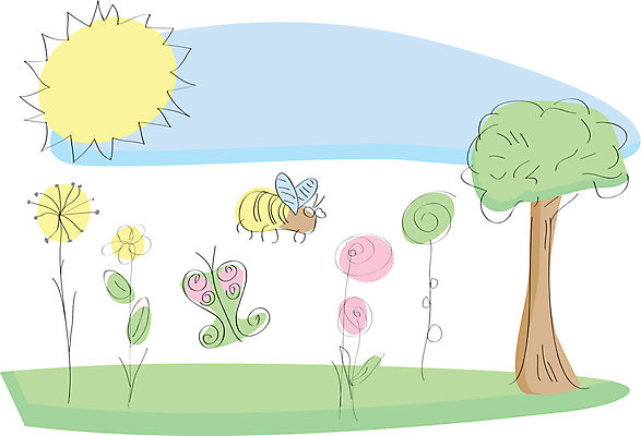 EPS 해외이미지 나무 식물 계절 꽃 나비 곤충 백그라운드 꽃무늬 일러스트 자연 건강 미술 풍경 잔디 초록색 여름 컬러풀 햇빛 태양 환경 정원 봄 신선 개화 낙서 스케치 벌 그림 원예 심플 장면 기본 세련 해외202004 해외일러스트 자연요소 동물 컬러 무늬 문화예술 취미 생태계 파일형식 벡터 이미지허브