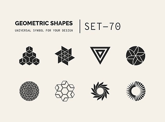 EPS 해외이미지 디자인 백그라운드 컨셉 패턴 일러스트 추상 사람없음 그래픽 세트 원형 플랫 심볼 심플 지오메트릭 해외202004 해외일러스트 도형 무늬 파일형식 벡터 이미지허브
