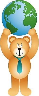 EPS 해외이미지 클립아트 동물 학생 교육 행복 야생동물 일러스트 통신 곰 학교 그래픽 지구본 가르침 만화 땅 고립 소셜 해외202004 해외일러스트 감정 포유류 파일형식 벡터 이미지허브