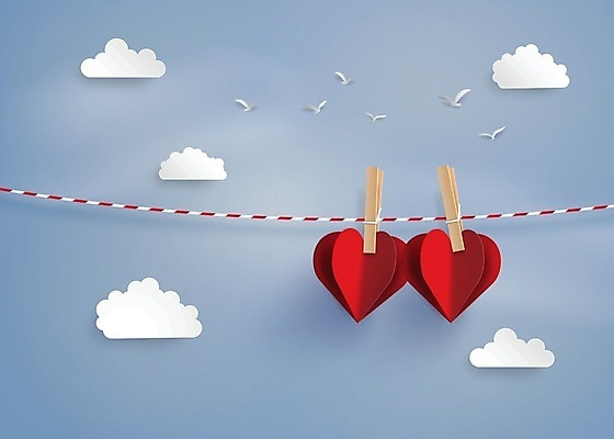 EPS 해외이미지 구름 커플 종이 밧줄 줄 결혼 일러스트 하늘 프레임 발렌타인데이 사랑 장식 신혼여행 하트 축하 실 종이접기 접기 스타일 해외202004 해외일러스트 자연요소 모양 감정 컨셉 관계 모션 데이이벤트 이벤트 파일형식 벡터 이미지허브